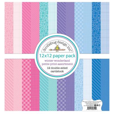 Doodlebug Winter Wonderland Designpapier - Petite Print Assortment